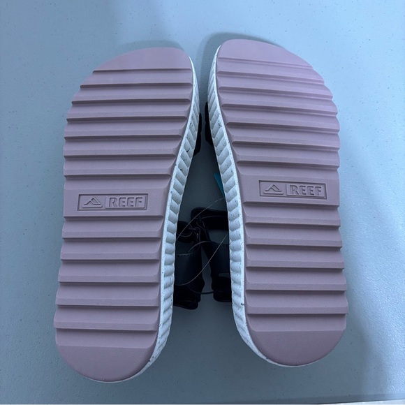 Reef Vista Higher Raya Black Platform Women's Sandals NWT Size 10 Strappy - Picture 9 of 9